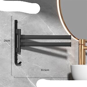SOOVI Pot Lid Holder Wall Mounted Towel Rack Without Drilling Self-adhesive Space Aluminum Kitchen Bathroom Towels Barr