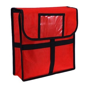 Alipis Car Organizer Bag Car Tote Backpack Organizer Pouch Thermal Pizza Bag Pizza Hot Bag Food Delivery Food Delivery Bag Pizza Carrier Convenient Tote Bag Pizza Stand Storage Bag Red