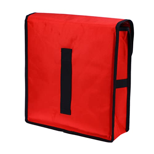 Alipis Car Organizer Bag Car Tote Backpack Organizer Pouch Thermal Pizza Bag Pizza Hot Bag Food Delivery Food Delivery Bag Pizza Carrier Convenient Tote Bag Pizza Stand Storage Bag Red