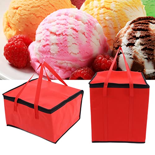 Insulated Bag Food Delivery Bag - Multi Size Non Woven Fabric Warmer Keeping Aluminum Foil Baking Portable Insulation Bag(2)