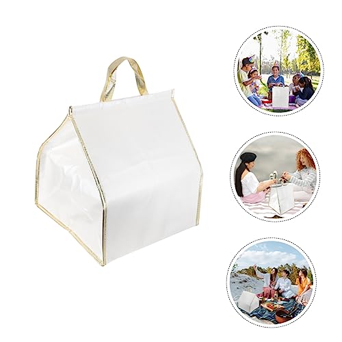 INOOMP Tote Bags Packing Insulation bags tote bags nonwoven peritonealwaterproof grocery carrier insulated delivery bag insulated cooler bag catering bag thicken Phnom Penh