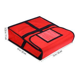 Cabilock Pizza Pizzazz 3pcs Para Comida Backpack Organizer Insert Alimentum Food Bag Pizza Transport Bags Camping Insulated Bag Tote Bag Pizza Bag Storage Bag Pizza Warmer Bag Red Totebags