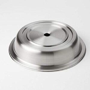 american metalcraft pc1206r round stainless steel plate cover, 11-3/4" to 12-1/16" (pack of 2)