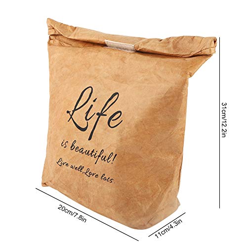 Kraft Paper Lunch Bag, Environmentally Friendly, Lightweight and Tearproof