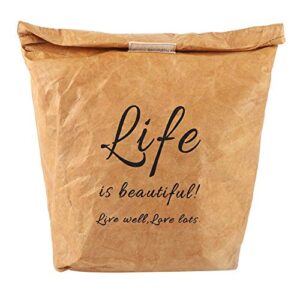 kraft paper lunch bag, environmentally friendly, lightweight and tearproof