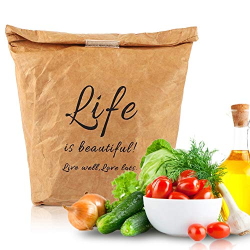 Kraft Paper Lunch Bag, Environmentally Friendly, Lightweight and Tearproof