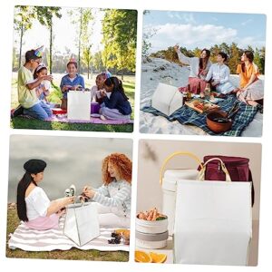 Kisangel Tote Bags Packing Insulation bags tote bags cooler bags insulated delivery bag catering bag thermal bag pizza bird's nest storage bag food nonwoven peritonealwaterproof