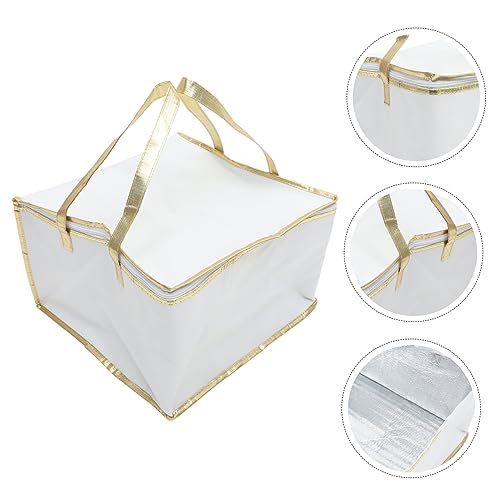 Baluue Cake Insulation Bag Pizza Delivery Bags Groceries Insulated Shopping Bags Insulated Basket Tote Bags Tote Backpack Tote Food Storage Bag Thermal Food Bag Food Pouch