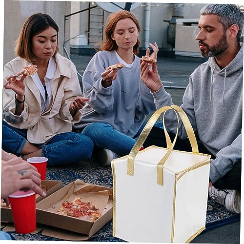 SOLUSTRE Insulated Bag insulated bag cloth insulated reusable grocery bags disposable cooler large cooler bag cooler bags insulated cooler bag food carrier Fresh food bag