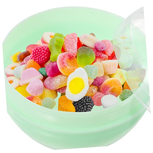 SUPVOX 50pcs Macaron Shell Round Fillable Ball Gumball Machine Refills Clear Gum in Bulk Stuffed Toys Tennis Balls for Vending Machine Balls for Fillable Balls Empty Ball