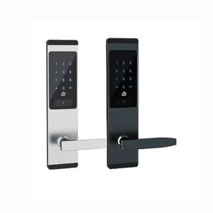 rfid card apartment anti-theft swiping ppassword induction electronic lock+card (left pull, black+app)