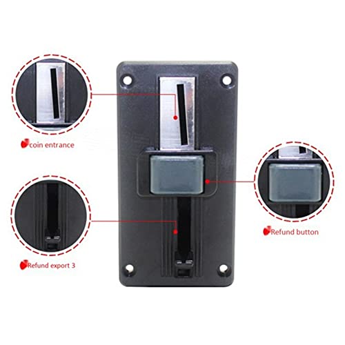 PRIZOM 2 Pcs 626 Multi Coin Acceptors Validator Electronic Selector Mechanism Replacement Spare Parts for Vending Machine Arcade Operated Games