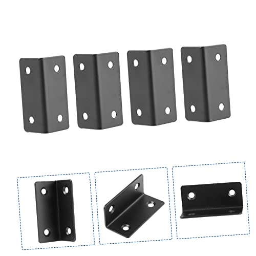 12 Pcs L-Shaped Corner Code Wall Mount Shelves Wall Mounted Shelves for Kitchen Cabinets Joint Fastener Angle Bracket FA