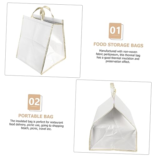 Insulated Cooler Bag Insulation Bags Portable Ice Pack Cooler Ice Packs Grocery Shopping Bags Reusable Grocery Bags Cake Carrier Bag Nonwoven Peritonealwaterproof Food Bag