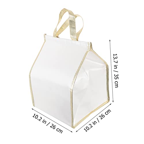 Insulated Cooler Bag Insulation Bags Portable Ice Pack Cooler Ice Packs Grocery Shopping Bags Reusable Grocery Bags Cake Carrier Bag Nonwoven Peritonealwaterproof Food Bag