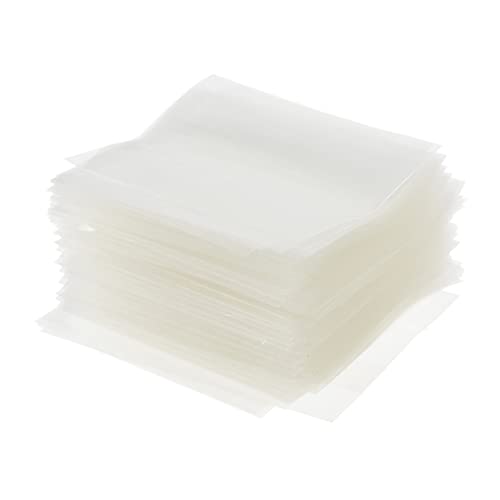 Mobestech 2000pcs Wrap Plastic Packaging Bags Clear Packaging Bags Heat Shrink Film Wrapping Bags Plastic Heat Wrap Shrinkable Wrapping Bag Heat Shrink Film Bags Shrink Bag Pvc CD