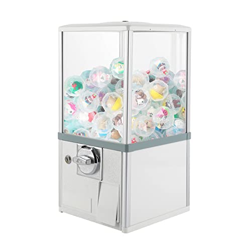 Commercial Bulk Vending Machine, Candy Gumball Toy Bubble Capsule Gum Machine Bank, Coin Gumball Dispenser Machine for Gift, for Game Stores and Retail Stores