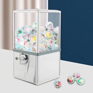 Commercial Bulk Vending Machine, Candy Gumball Toy Bubble Capsule Gum Machine Bank, Coin Gumball Dispenser Machine for Gift, for Game Stores and Retail Stores