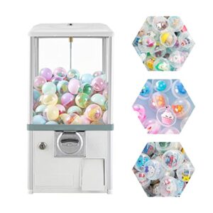 Commercial Bulk Vending Machine, Candy Gumball Toy Bubble Capsule Gum Machine Bank, Coin Gumball Dispenser Machine for Gift, for Game Stores and Retail Stores