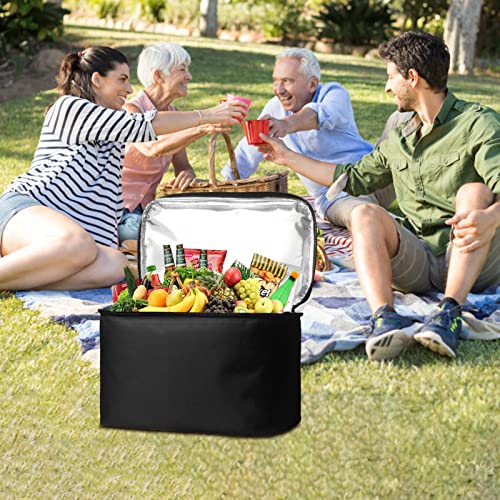 Food Cooler Bag,High Capacity Insulated Catering Bag - Reusable Catering Supplies for Camping, Hot and Cool Food, Drinks, Beverage, Fruit, Vegetable Ice