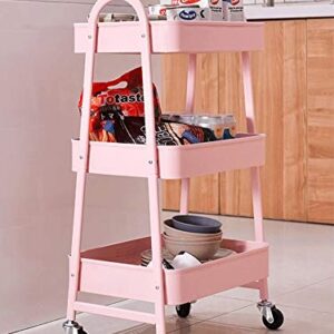 CZDYUF Kitchen Storage Rack Fridge Side Shelf Removable Utility Cart on Wheels Bathroom Organizer Shelf Gap Holder Bathroom Shelves