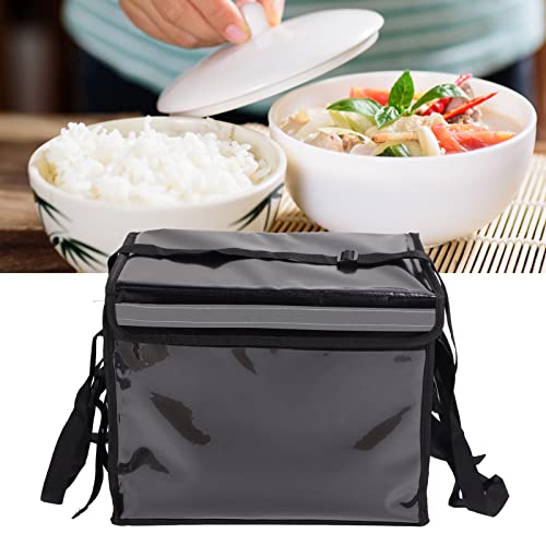 YOUTHINK Waterproof Multi Layer Design Large Capacity Food Delivery Bag with Cushioning Effect, Internal Support Structure for Backpack, Oxford Cloth, Resin, 10L Capacity