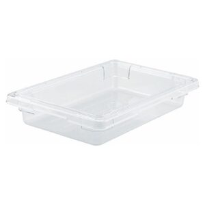 winco pfsf-3 food storage box, 18" x 26" x 3.5, clear