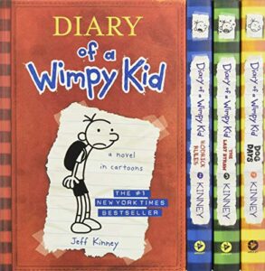 diary of a wimpy kid box of books 1-4