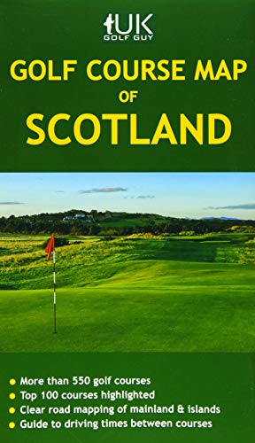 Golf Course Map of Scotland