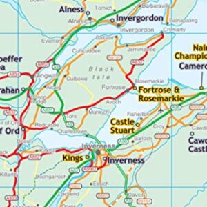 Golf Course Map of Scotland