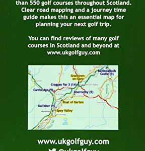 Golf Course Map of Scotland