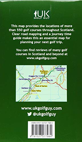 Golf Course Map of Scotland