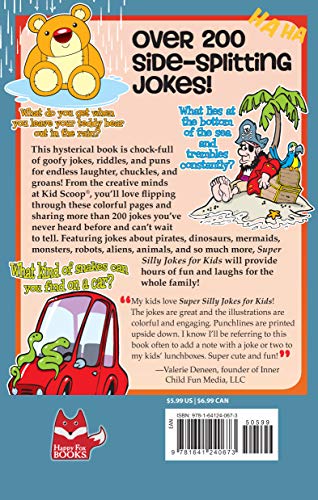 Super Silly Jokes for Kids: Good, Clean Jokes, Riddles, and Puns (Happy Fox Books) Over 200 Jokes for Kids to Tell Their Friends & Parents, from the Creative Minds at Kid Scoop; for Children Ages 5-10