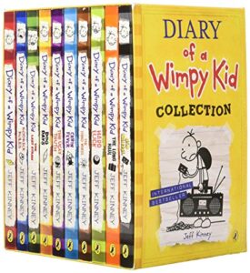diary of a wimpy kid series collection 12 books set by jeff kinney (diary of a wimpy kid,rodrick rules,the last straw,dog days,the ugly truth,cabin fever,the third wheel,hard luck