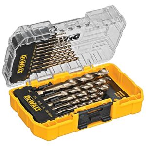 DEWALT - DEW-DW1956 Drill Bit Set with Pilot Point, 16-Piece (DW1956)