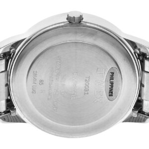 Timex Men's T20031 Easy Reader 35mm Silver-Tone Stainless Steel Expansion Band Watch