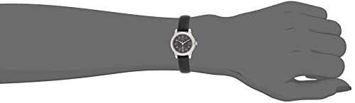 Timex Women's T29291 Porter Street Black Leather Strap Watch