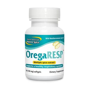 north american herb & spice oregaresp p73 - 60 softgels - supports immune & respiratory health - multiple spice oil complex with oreganol p73 oregano oil - non-gmo - 30 servings