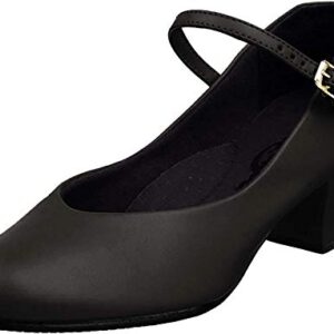 Capezio Women's Jr. Footlight Character Shoe,Black,7.5 W US