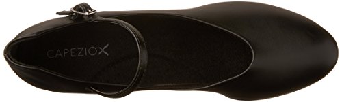 Capezio Women's Jr. Footlight Character Shoe,Black,7.5 W US