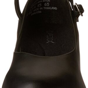 Capezio Women's Jr. Footlight Character Shoe,Black,7.5 W US