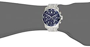 Invicta Men's 0070 "Pro Diver Collection" Stainless Steel and Blue Dial Watch