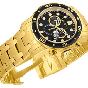 Invicta Men's 0072 Pro Diver Collection Chronograph 18k Gold-Plated Watch