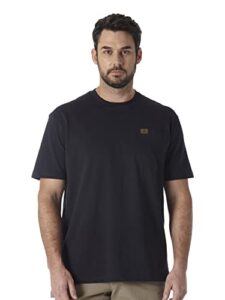 wrangler riggs workwear men's big & tall pocket t-shirt, navy, large tall