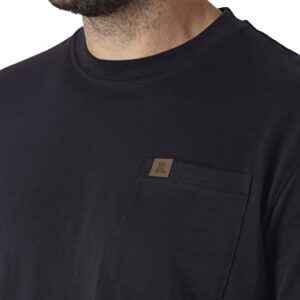 Wrangler RIGGS WORKWEAR Men's Big & Tall Pocket T-Shirt, Navy, Large Tall