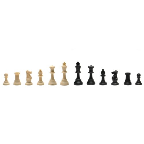 WE Games Chess Sets for Adults, Chess Board is 17 in., Chess Pieces with 3.08 inch King Travel Chess Set, Board Games Storage in Convenient Portable Carry Tube, Games for Adults