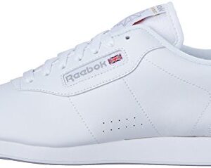 Reebok women's Princess Fashion Sneaker, White, 8.5 US