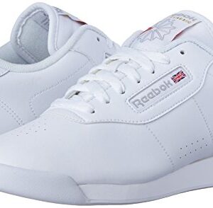 Reebok women's Princess Fashion Sneaker, White, 8.5 US