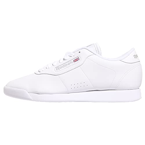 Reebok women's Princess Fashion Sneaker, White, 8.5 US