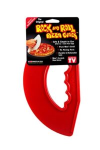 rock'n roll pizza cutter red